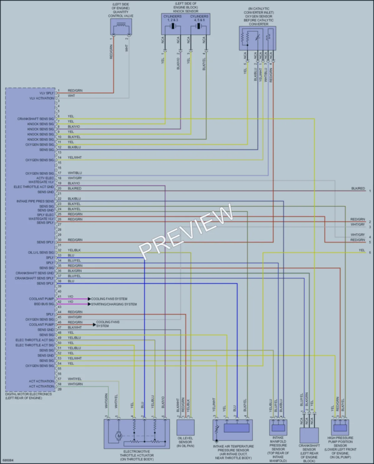 2019 BMW X6 Engine Performance wiring diagram preview