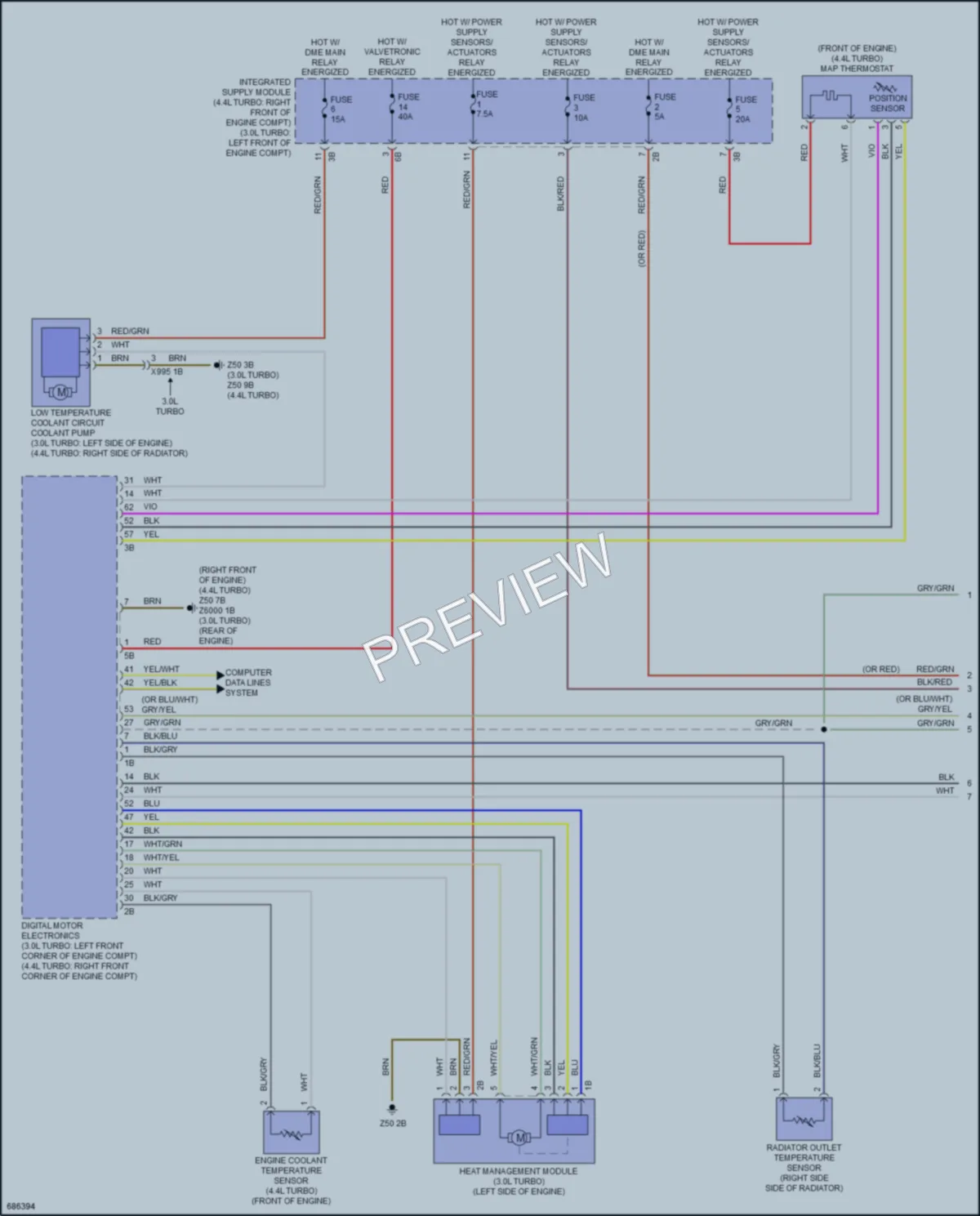 2019 BMW X7 Cooling Fan wiring diagram preview