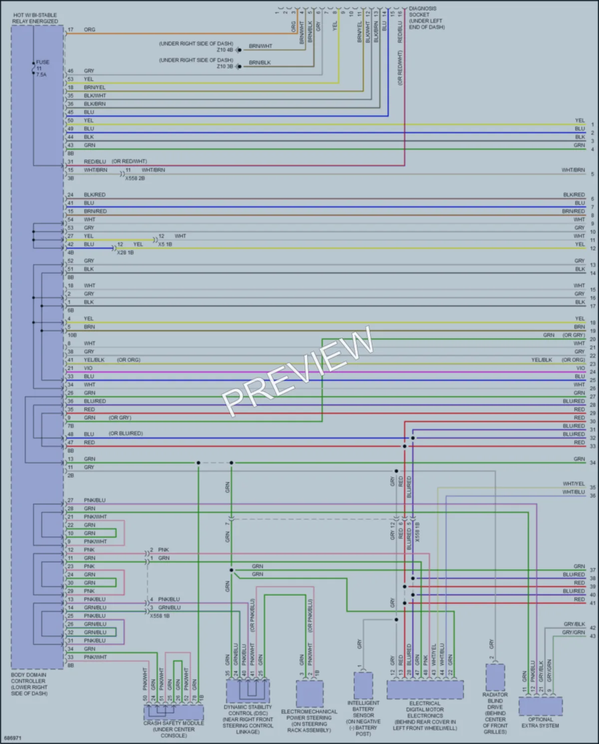 2019 BMW i3s Computer Data Lines wiring diagram preview