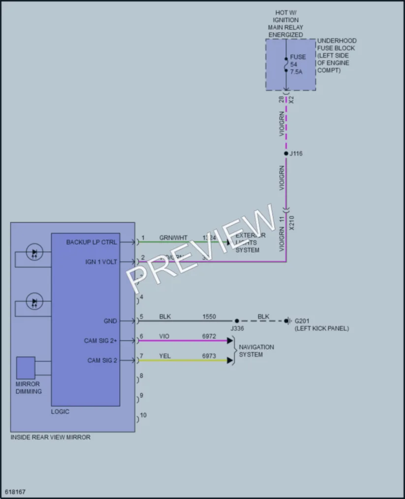 2019 Buick Cascada Power Mirrors wiring diagram preview