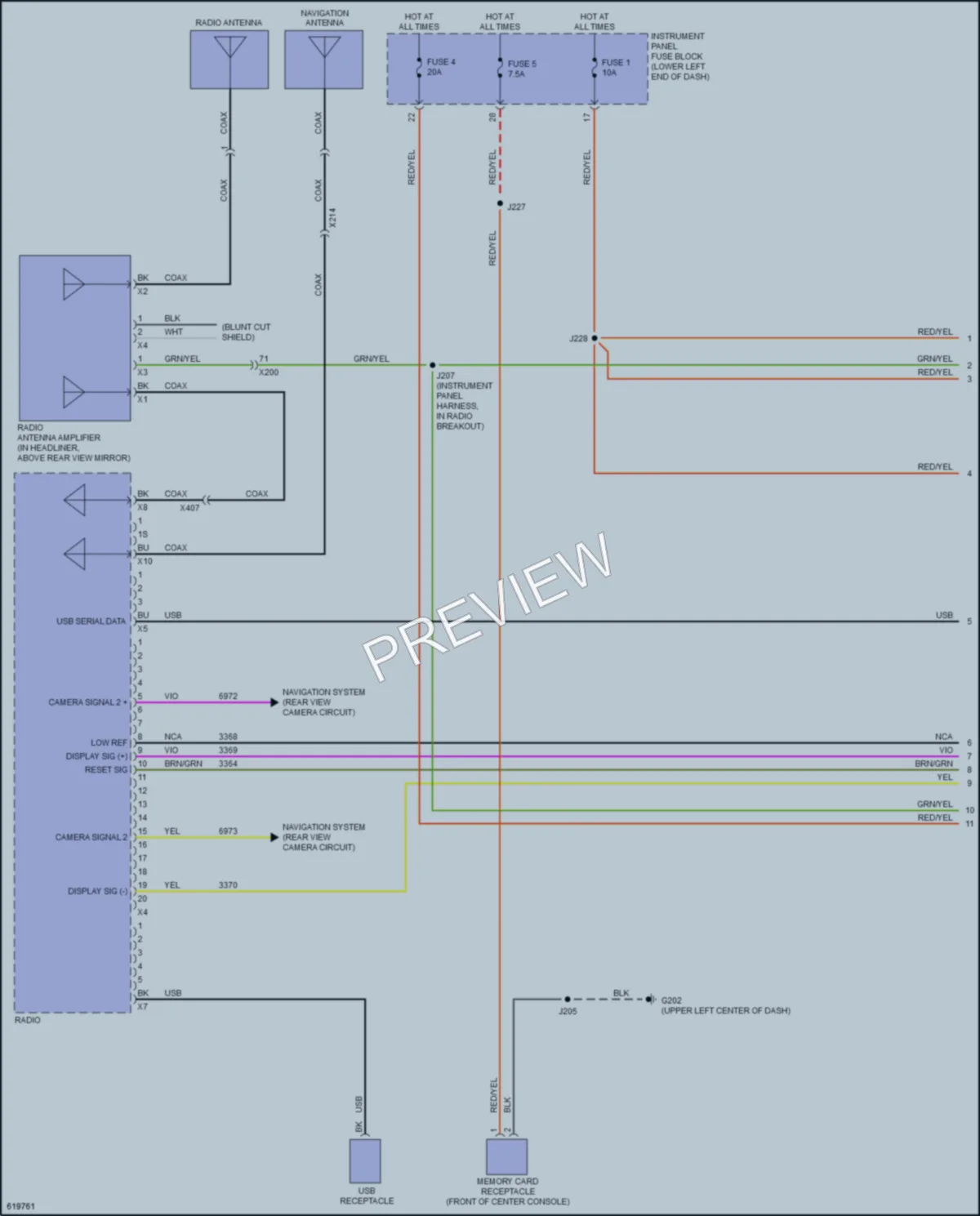 2019 Buick Cascada Radio wiring diagram preview