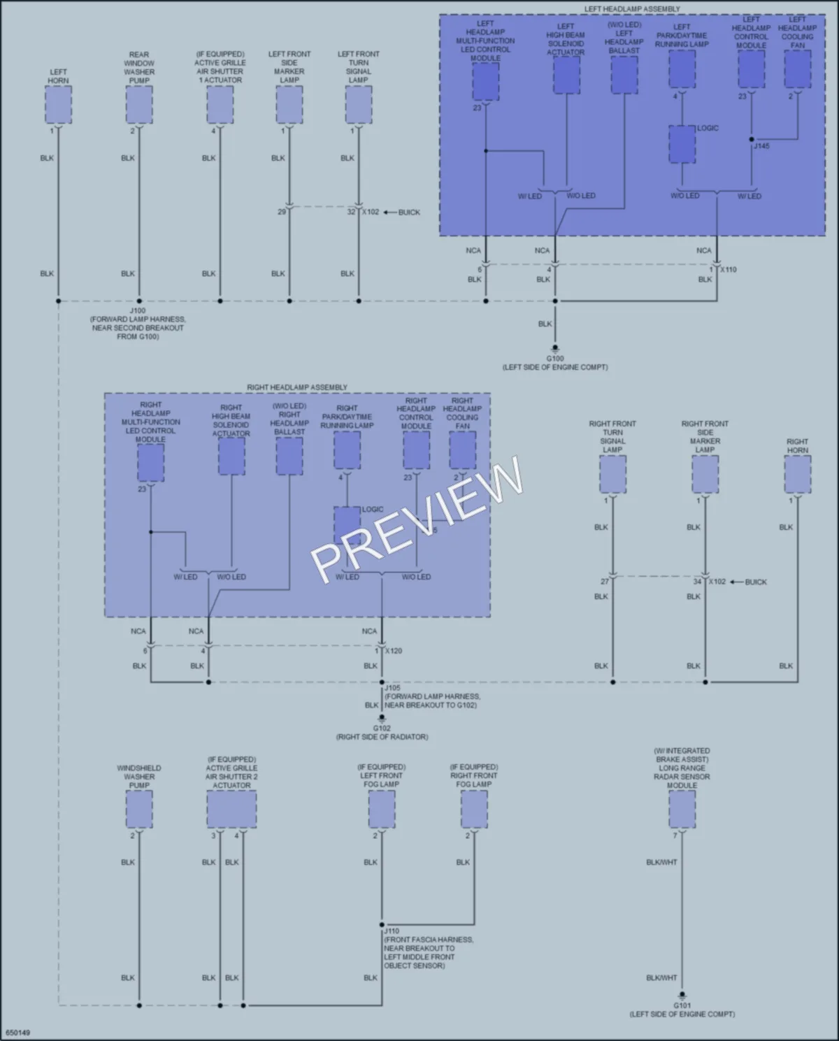 2019 Buick Enclave Ground Distribution wiring diagram preview