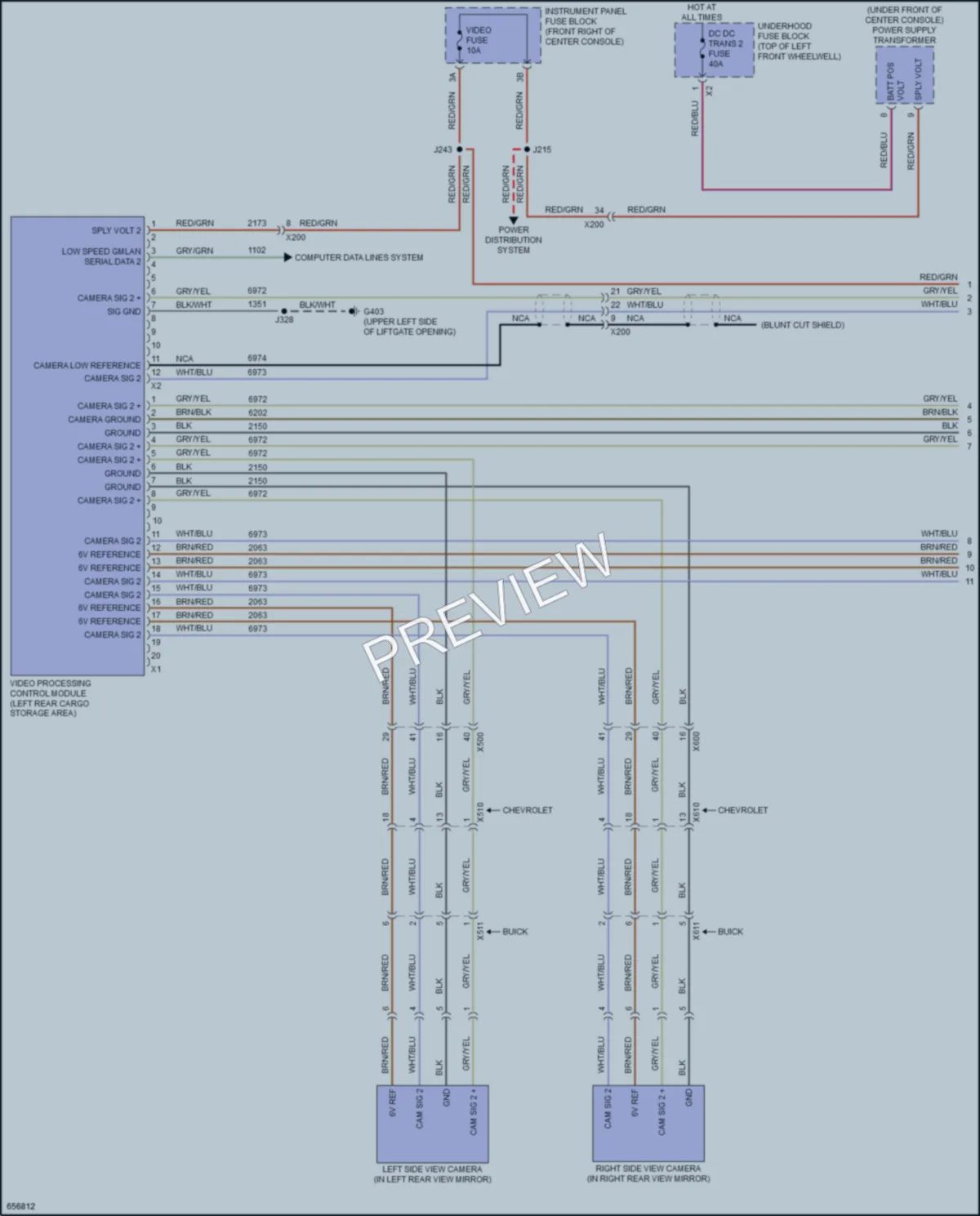 2019 Buick Enclave Navigation wiring diagram preview