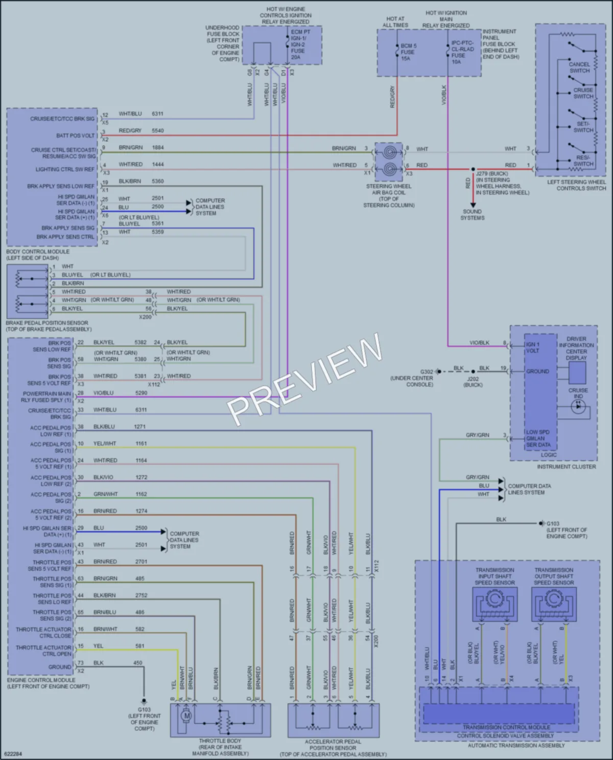 2019 Buick Encore Cruise Control wiring diagram preview