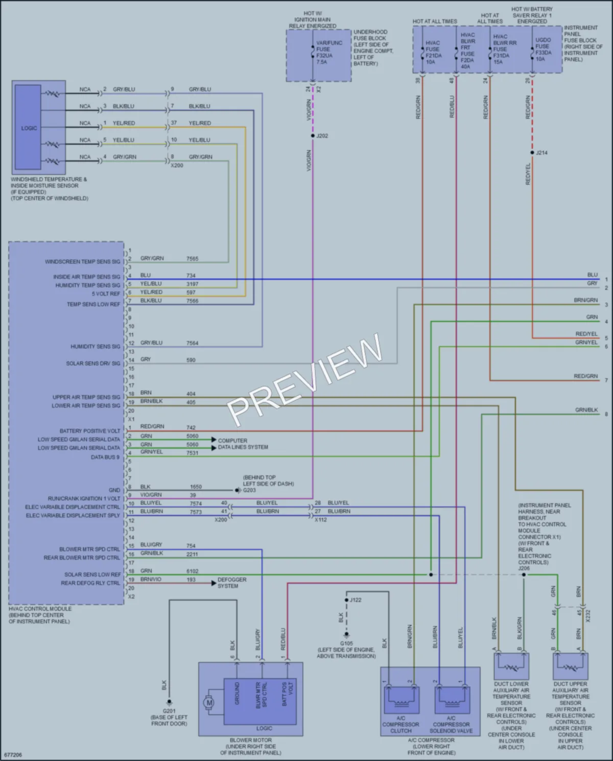 2019 Buick Envision Air Conditioning wiring diagram preview
