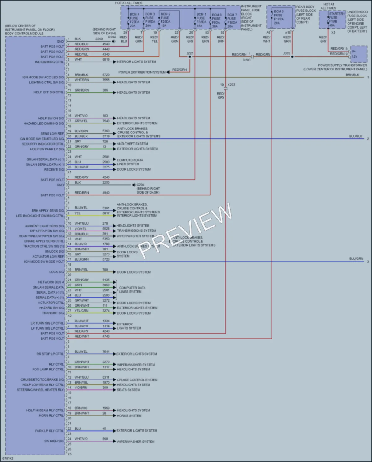 2019 Buick Envision Body Control Modules wiring diagram preview