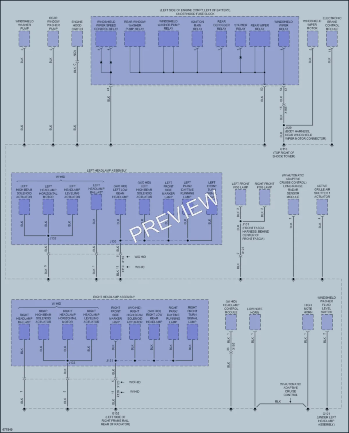 2019 Buick Envision Ground Distribution wiring diagram preview