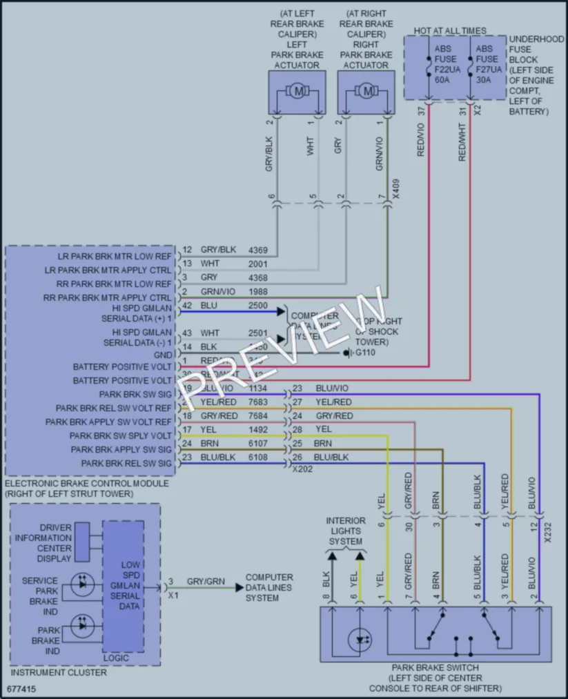 2019 Buick Envision Shift Interlock wiring diagram preview