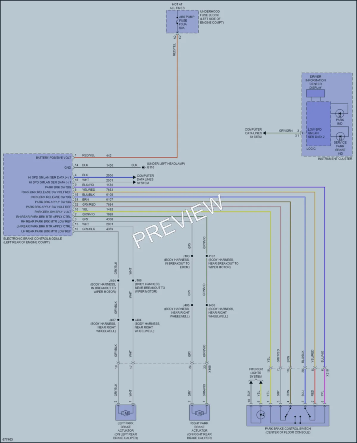 2019 Buick LaCrosse Shift Interlock wiring diagram preview