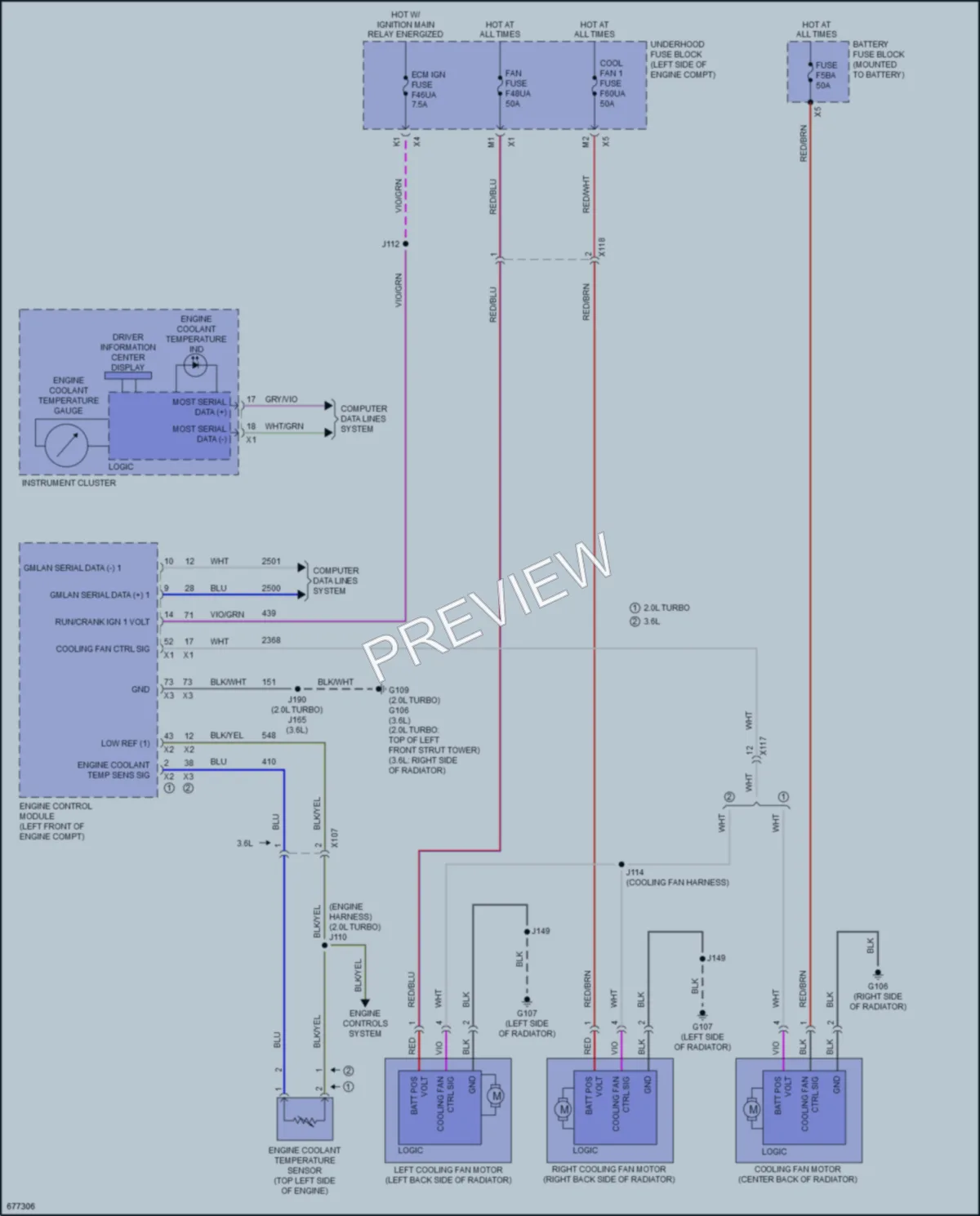 2019 Buick RegalSportback Cooling Fan wiring diagram preview