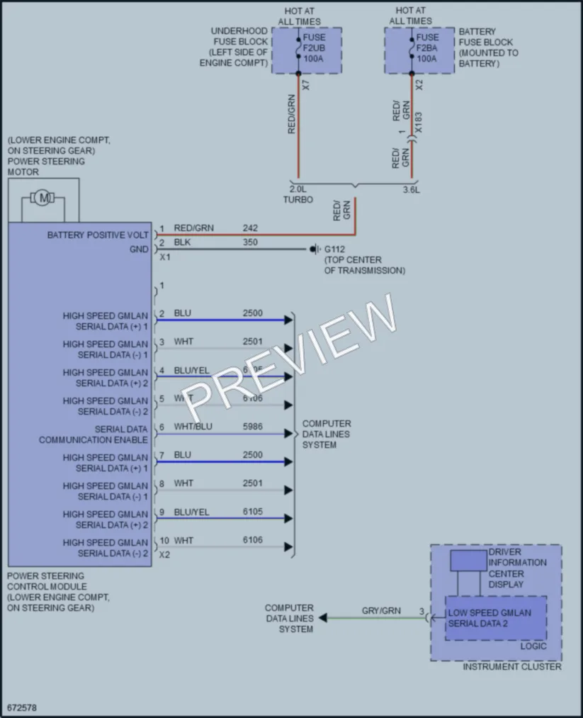 2019 Buick RegalSportback Electronic Power Steering wiring diagram preview