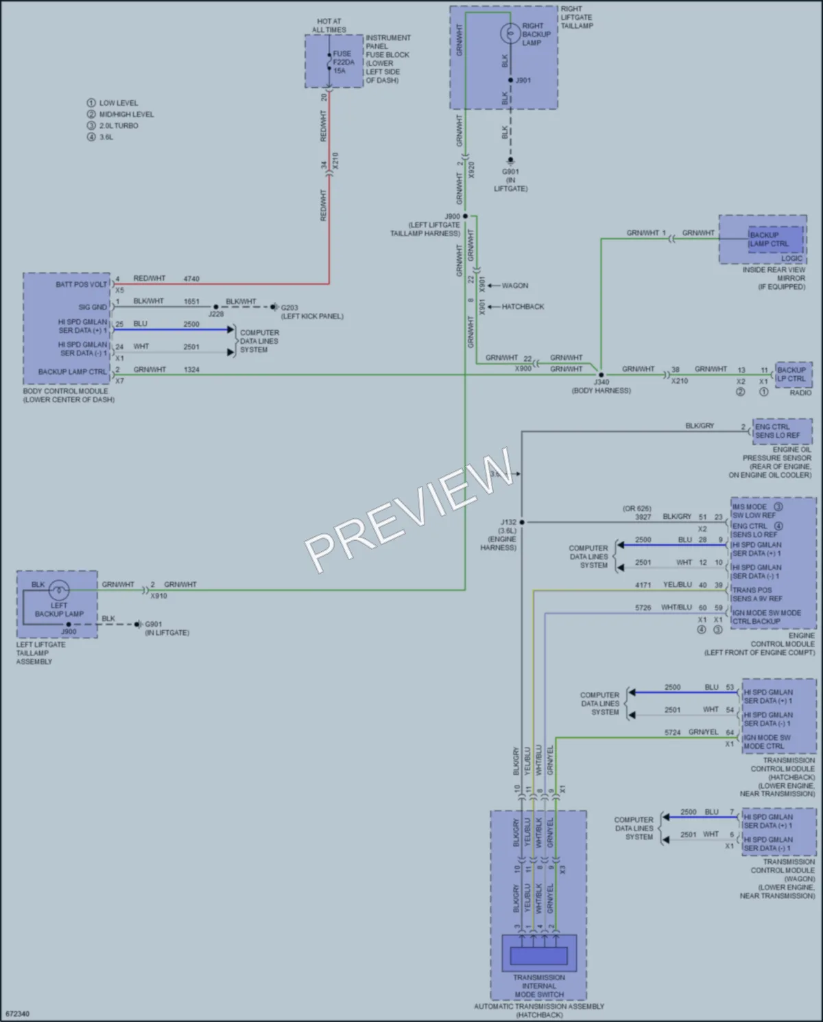 2019 Buick RegalSportback Exterior Lights wiring diagram preview