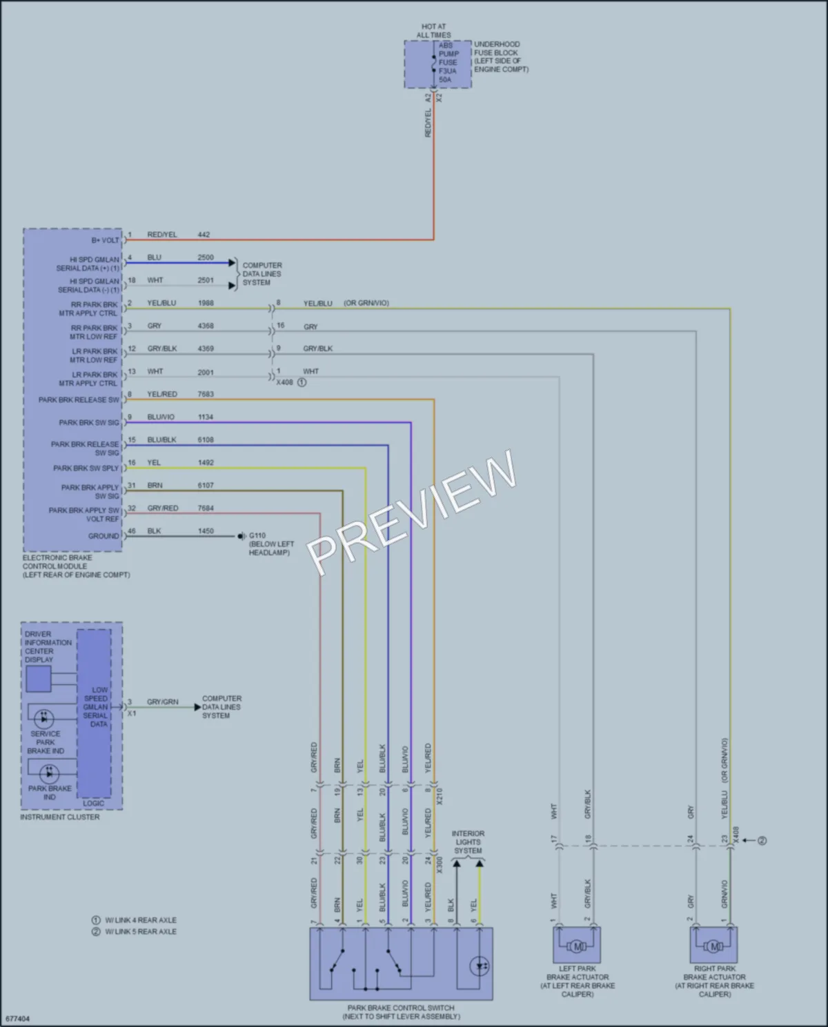 2019 Buick RegalTourX Shift Interlock wiring diagram preview