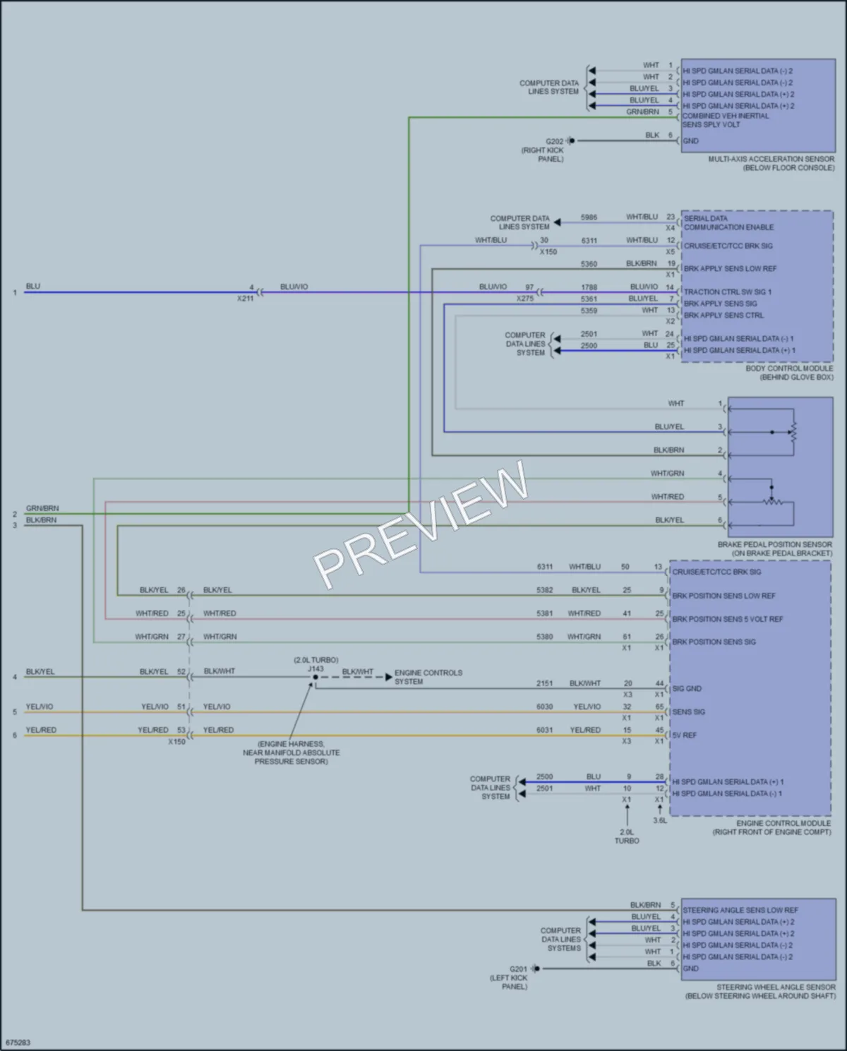 2019 Cadillac ATS Anti Lock Brakes wiring diagram preview