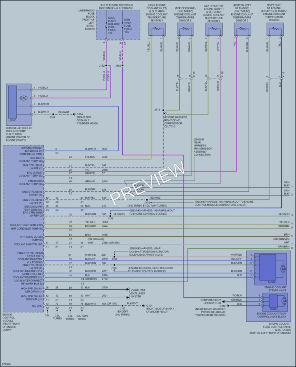 2019 Cadillac CT6 Cooling Fan wiring diagram preview