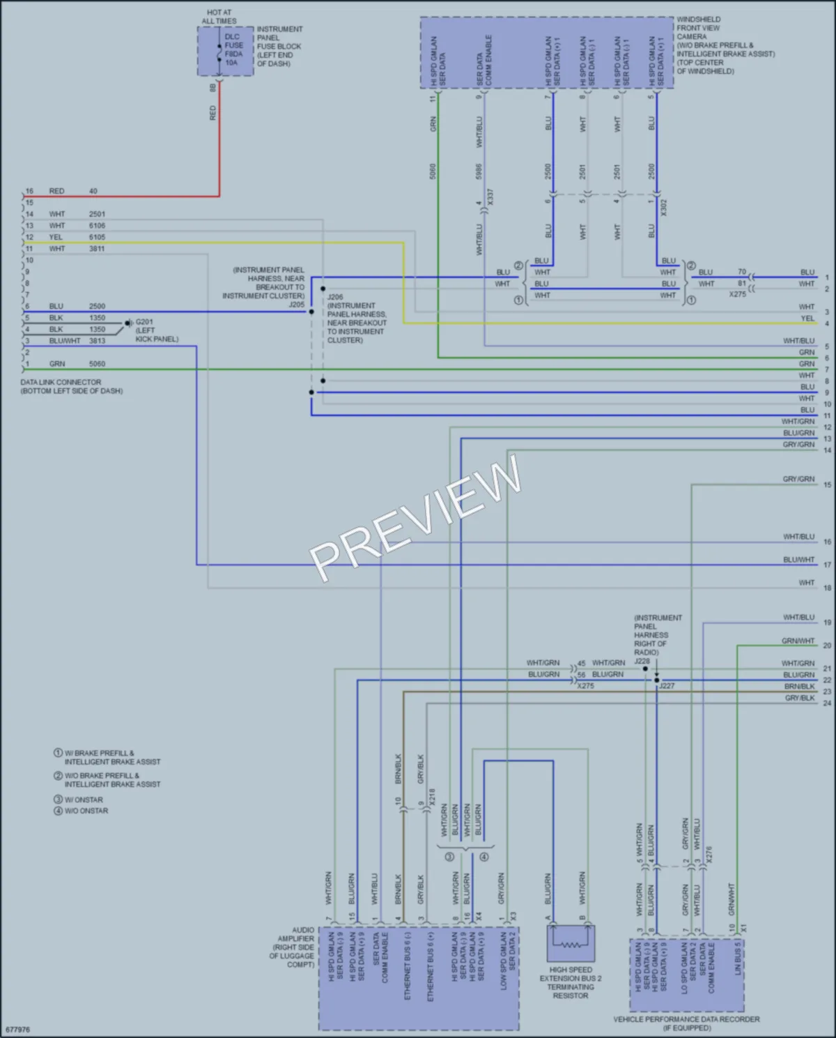 2019 Cadillac CTS Computer Data Lines wiring diagram preview