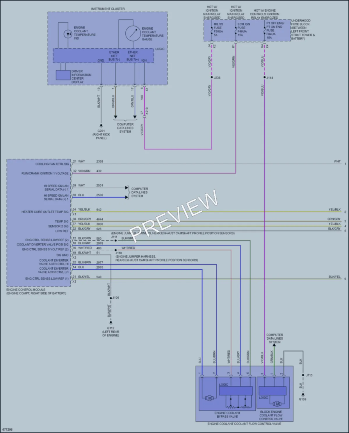 2019 Cadillac XT4 Cooling Fan wiring diagram preview