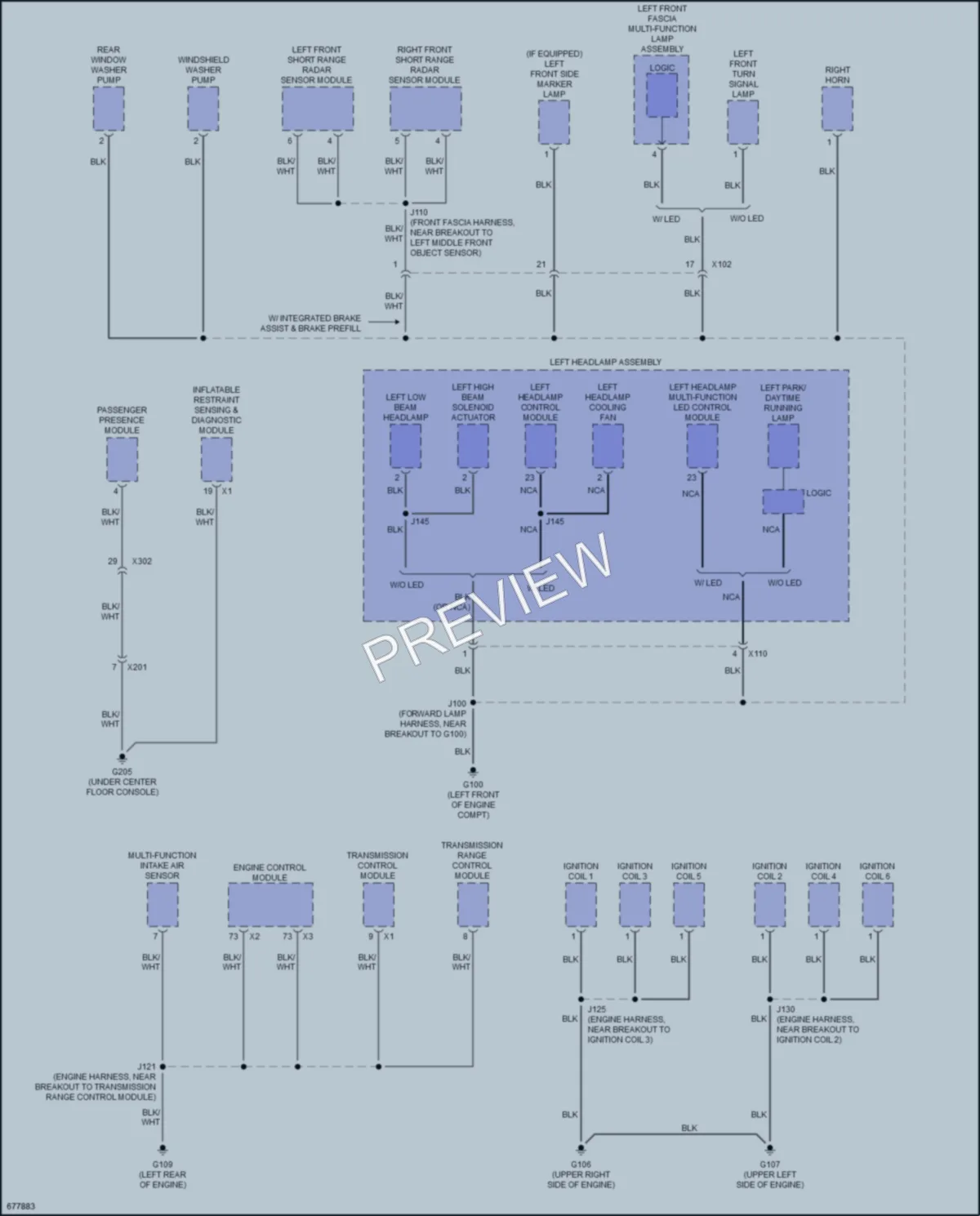 2019 Cadillac XT5 Ground Distribution wiring diagram preview