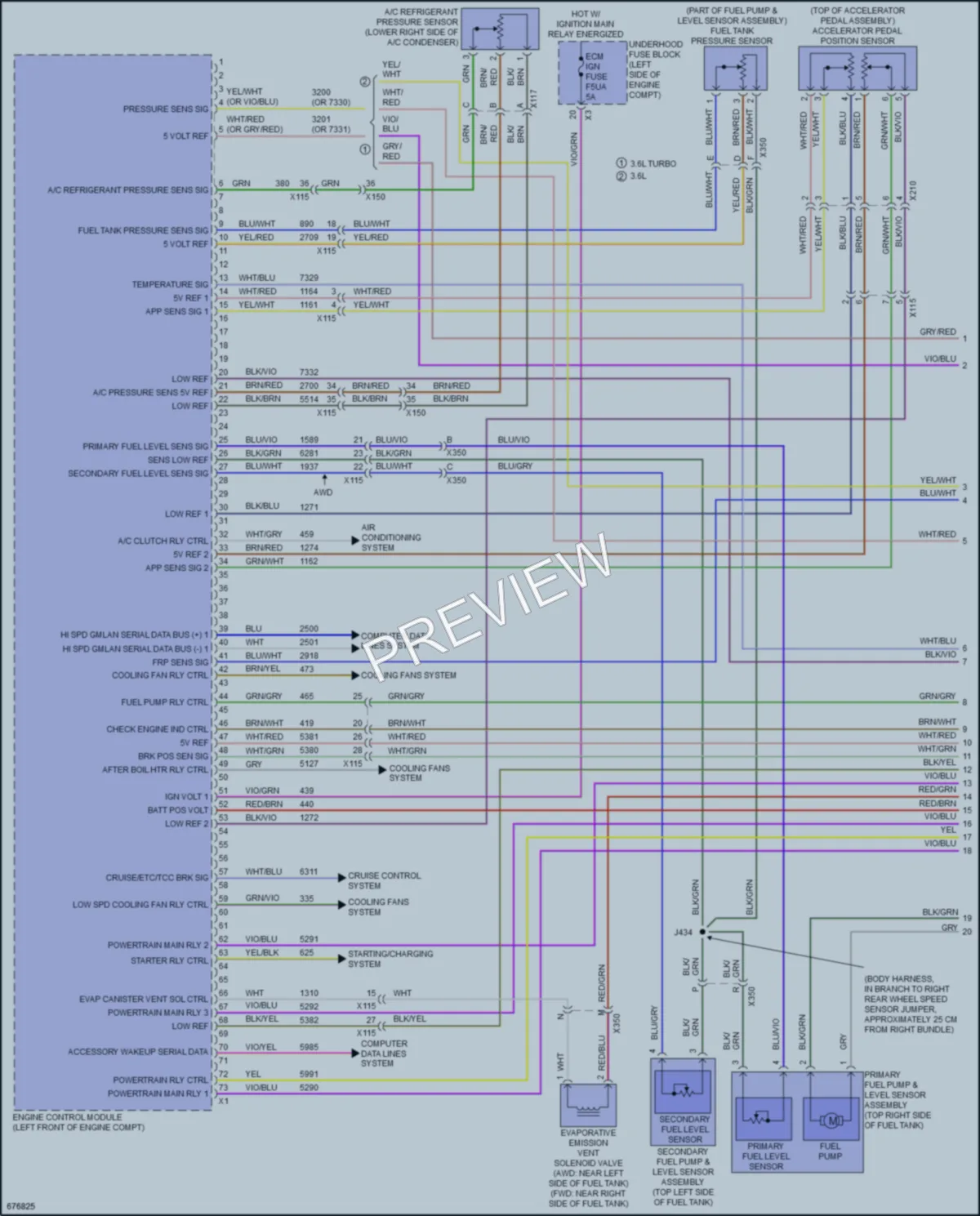 2019 Cadillac XTS Engine Performance wiring diagram preview