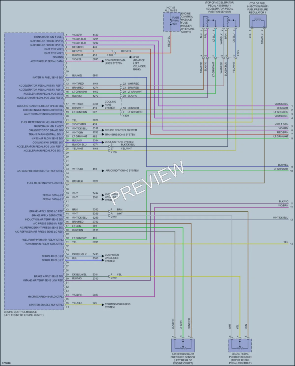2019 Chevrolet 3500Express Engine Performance wiring diagram preview