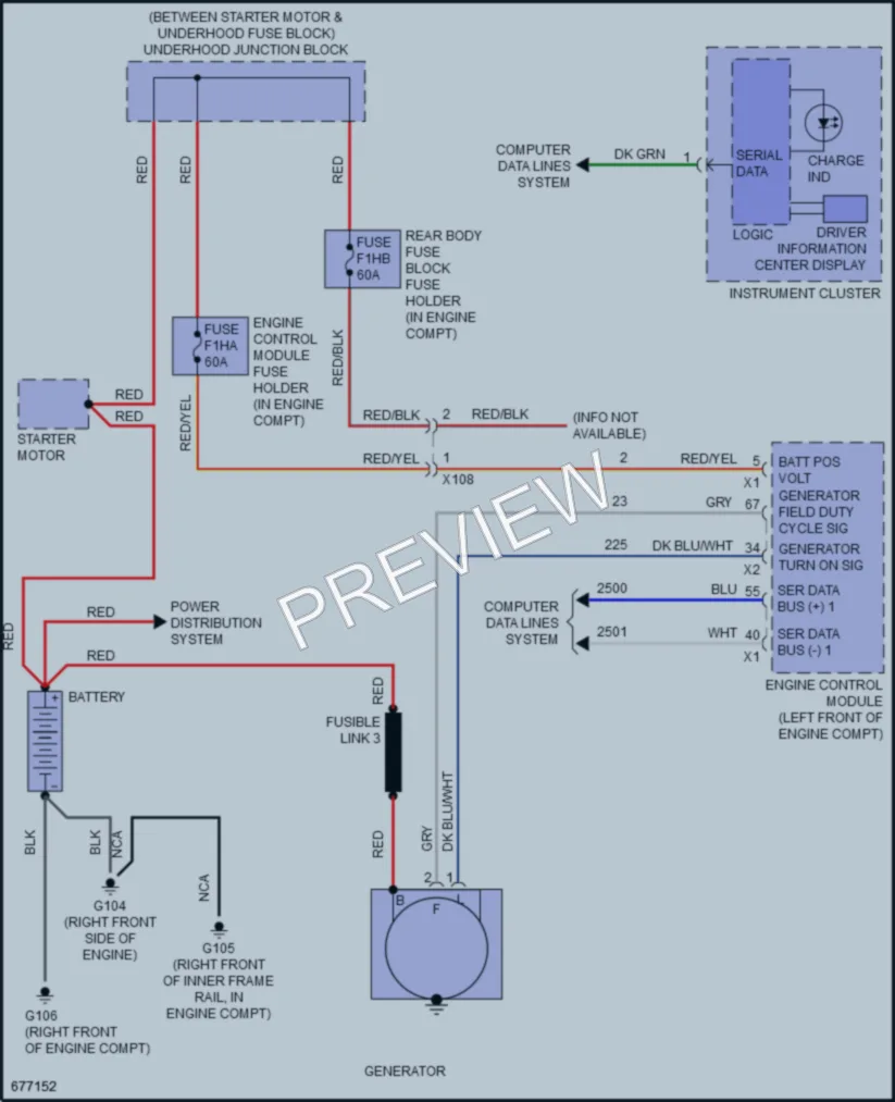 2019 Chevrolet 3500Express Starting Charging wiring diagram preview