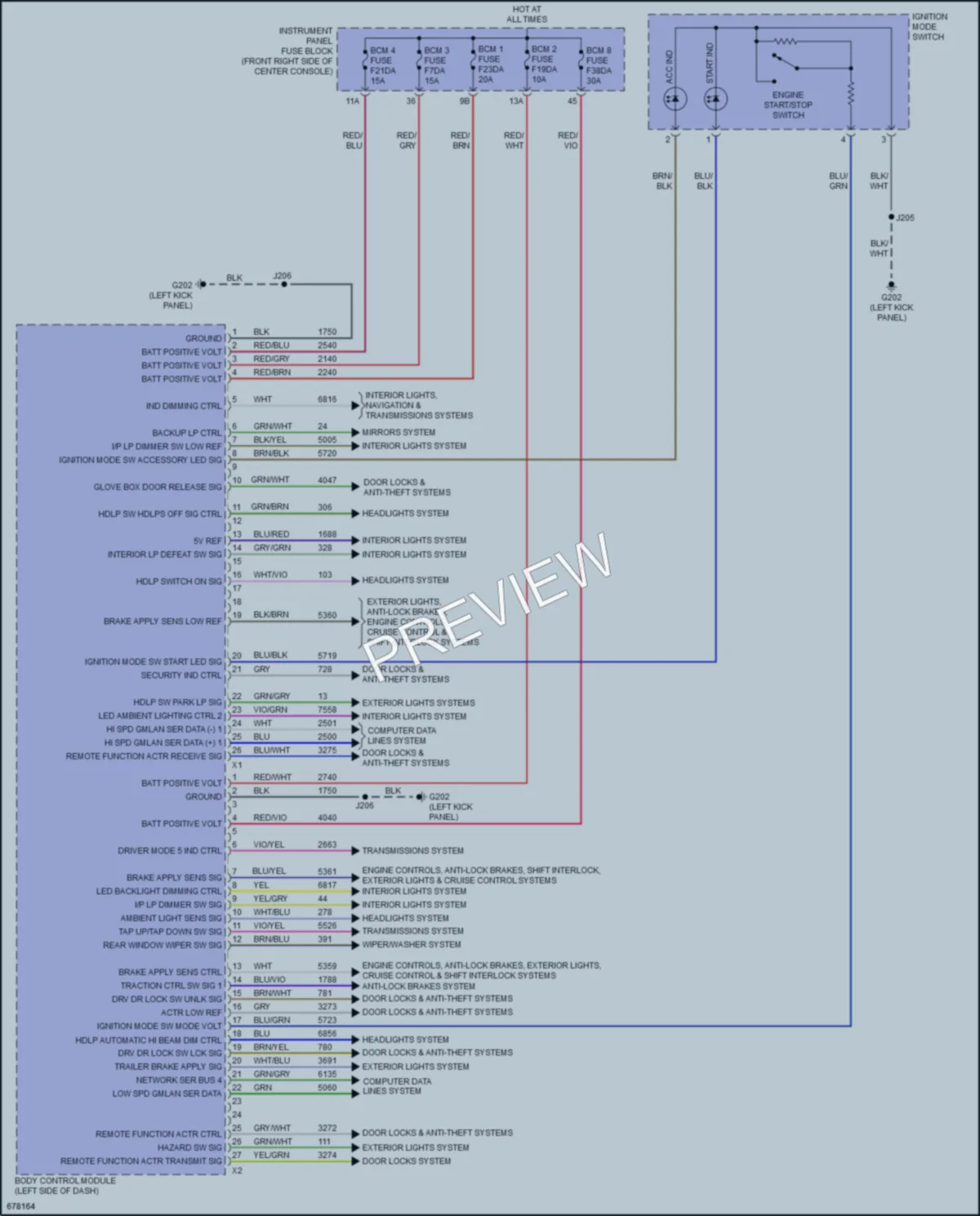 2019 Chevrolet Blazer Body Control Modules wiring diagram preview