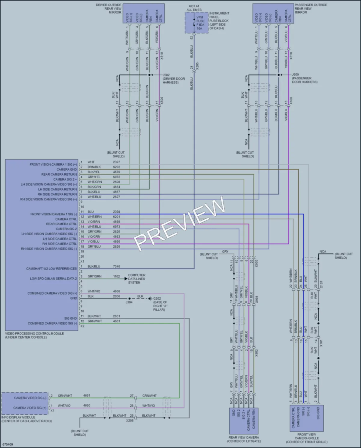 2019 Chevrolet BoltEV Navigation wiring diagram preview