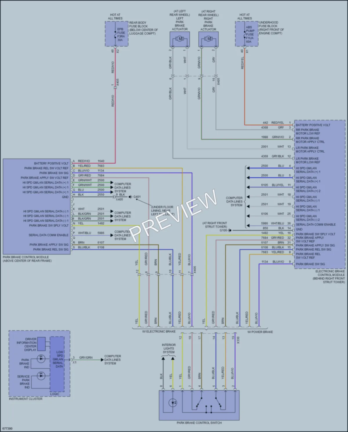 2019 Chevrolet Camaro Shift Interlock wiring diagram preview