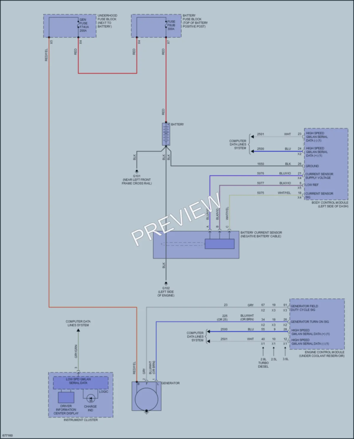 2019 Chevrolet Colorado Starting Charging wiring diagram preview