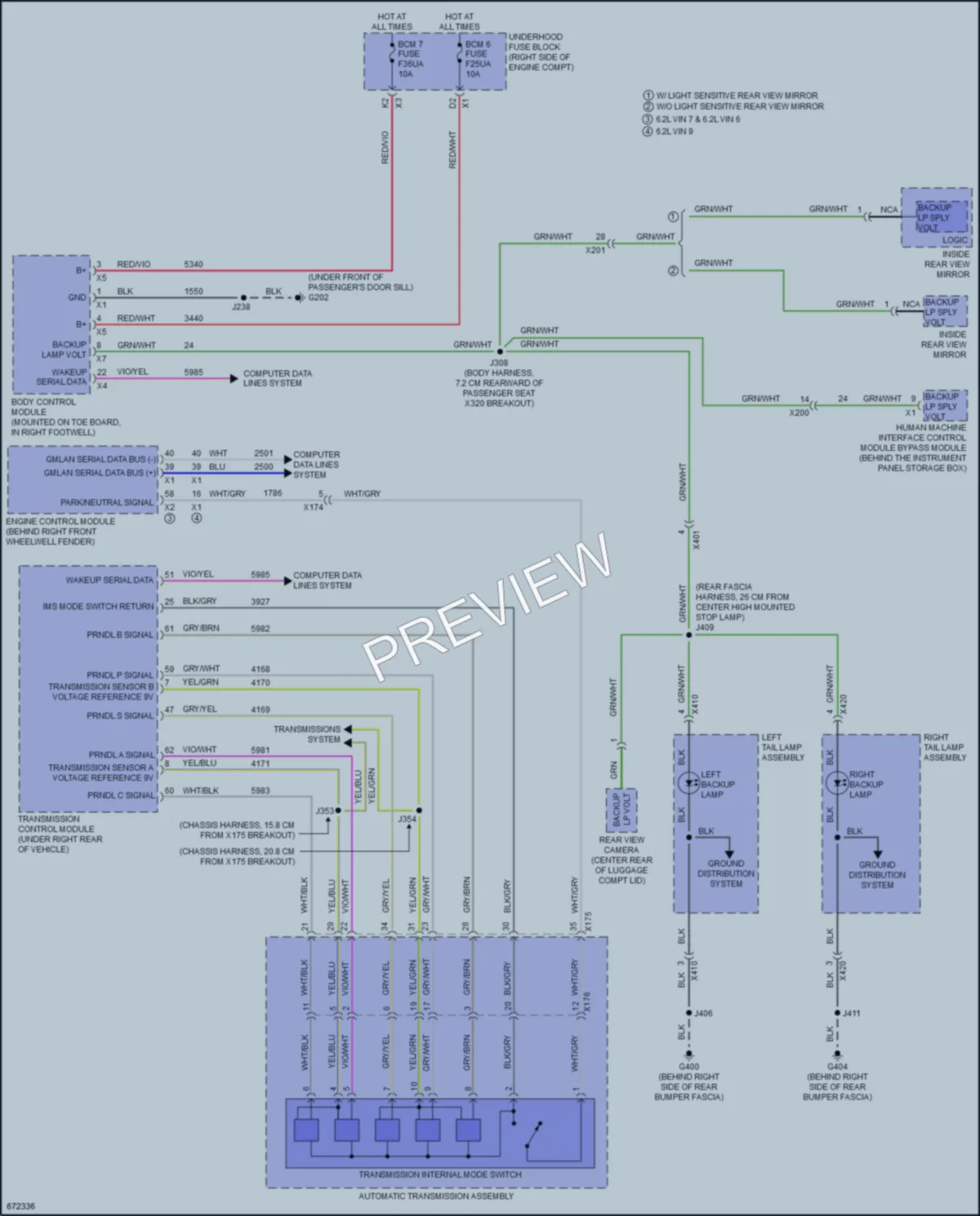 2019 Chevrolet CorvetteGrandSport Exterior Lights wiring diagram preview