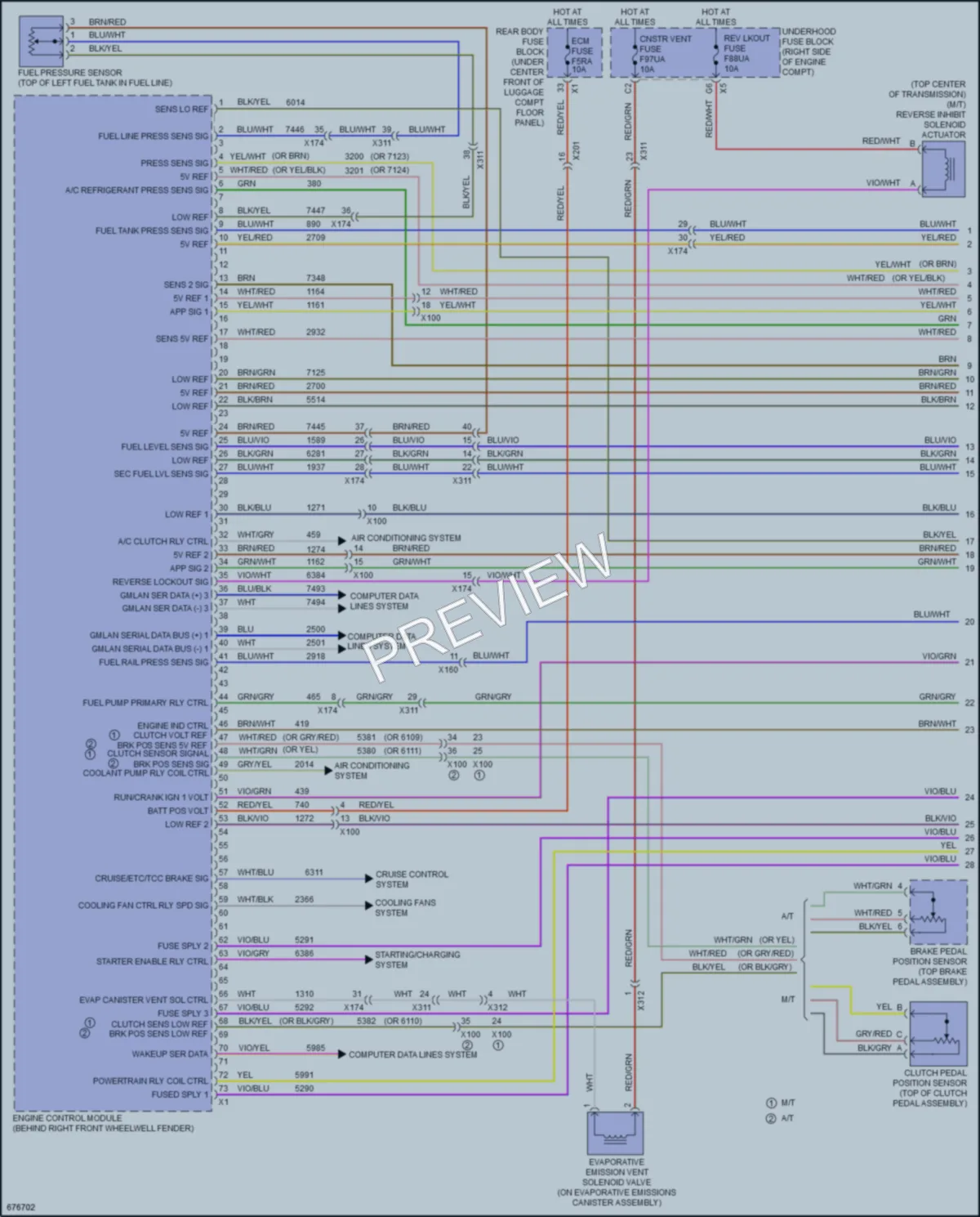 2019 Chevrolet CorvetteStingray Engine Performance wiring diagram preview