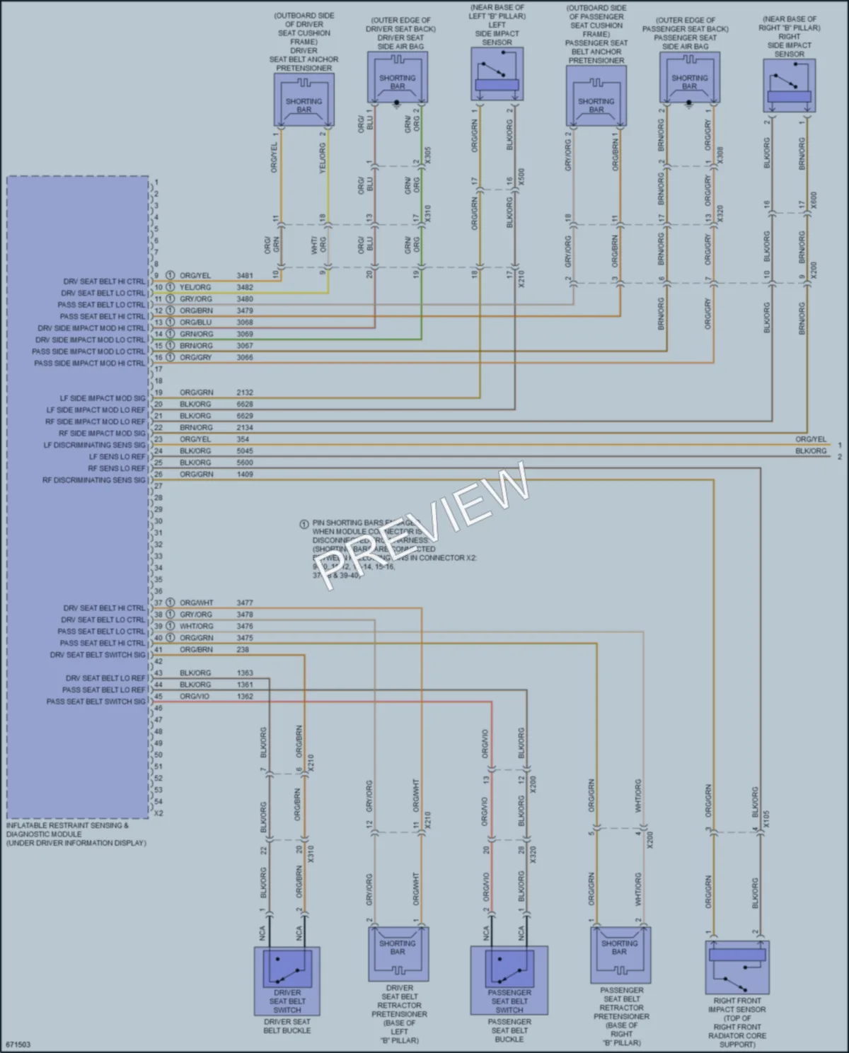 2019 Chevrolet CorvetteZ06 Supplemental Restraints wiring diagram preview
