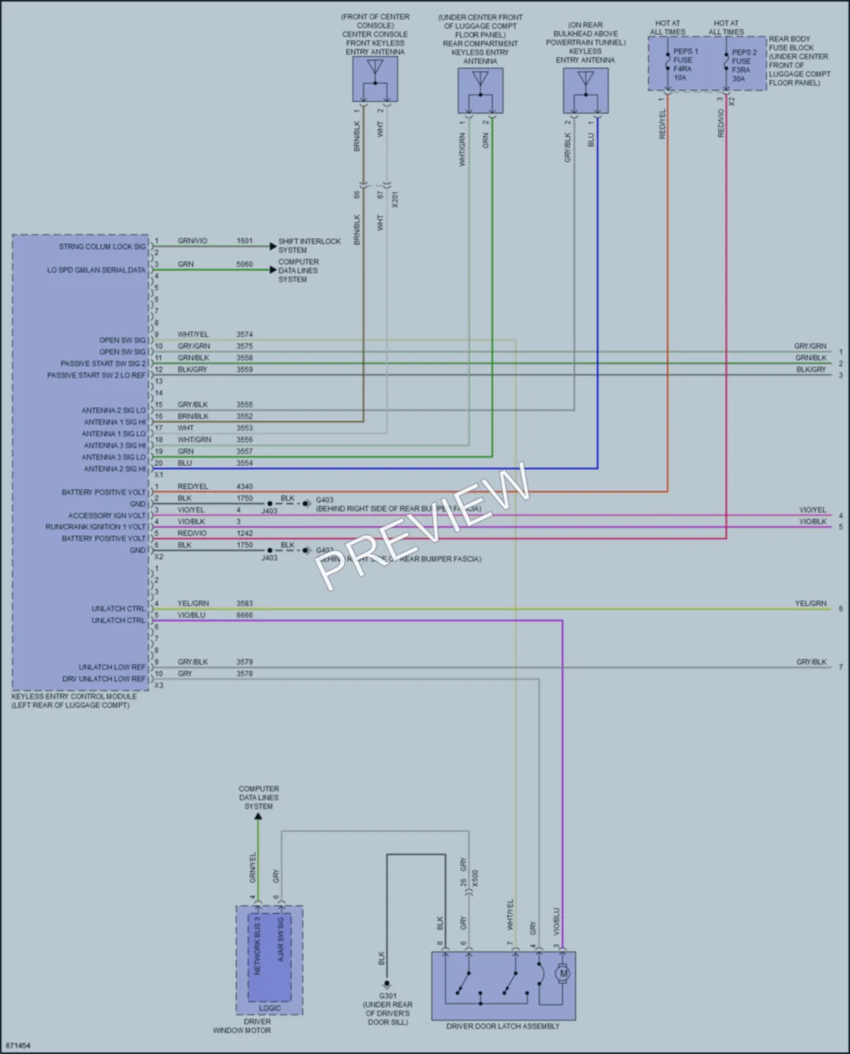 2019 Chevrolet CorvetteZR1 Anti Theft wiring diagram preview