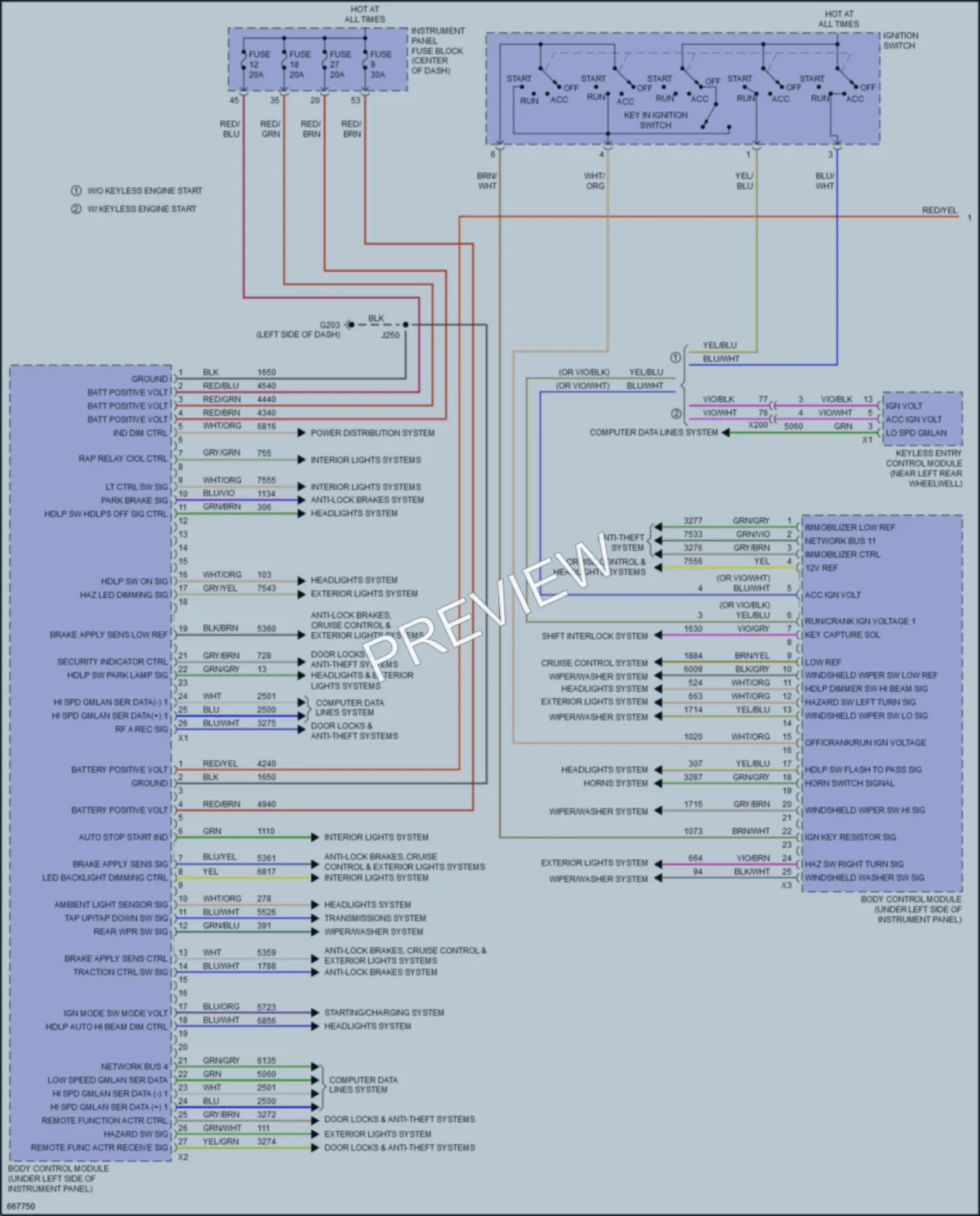 2019 Chevrolet Cruze Body Control Modules wiring diagram preview