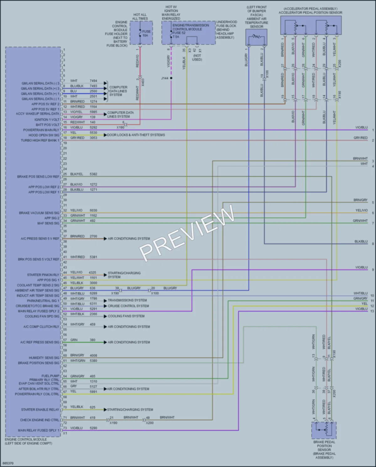 2019 Chevrolet Cruze Engine Performance wiring diagram preview