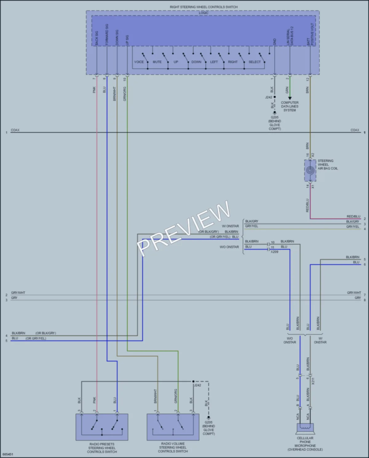 2019 Chevrolet Cruze Radio wiring diagram preview
