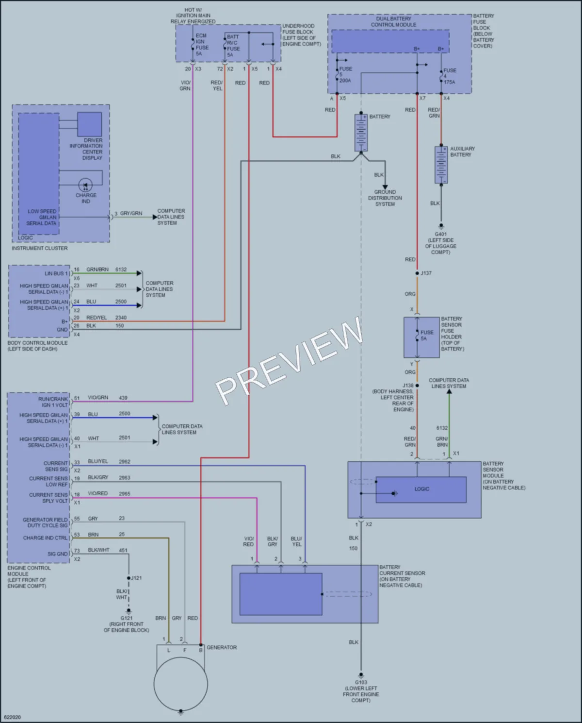 2019 Chevrolet Impala Starting Charging wiring diagram preview