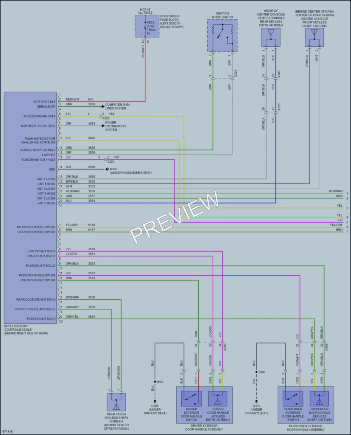 2019 Chevrolet Malibu Anti Theft wiring diagram preview