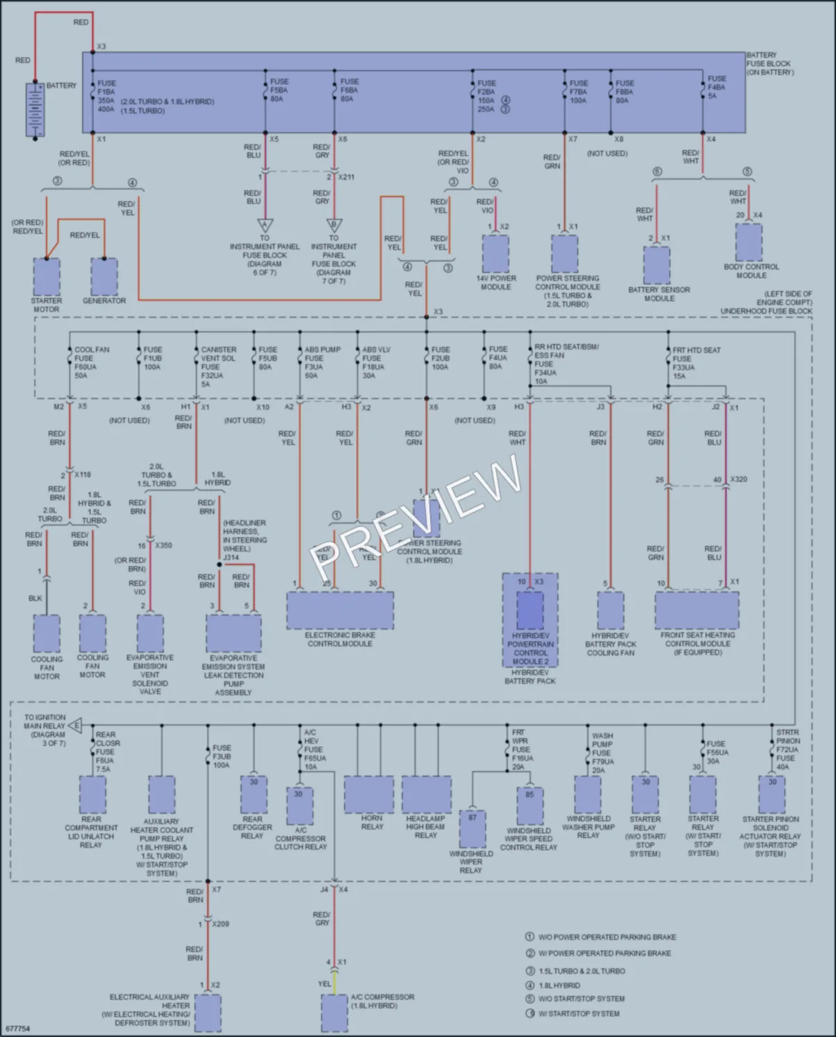2019 Chevrolet Malibu Power Distribution wiring diagram preview