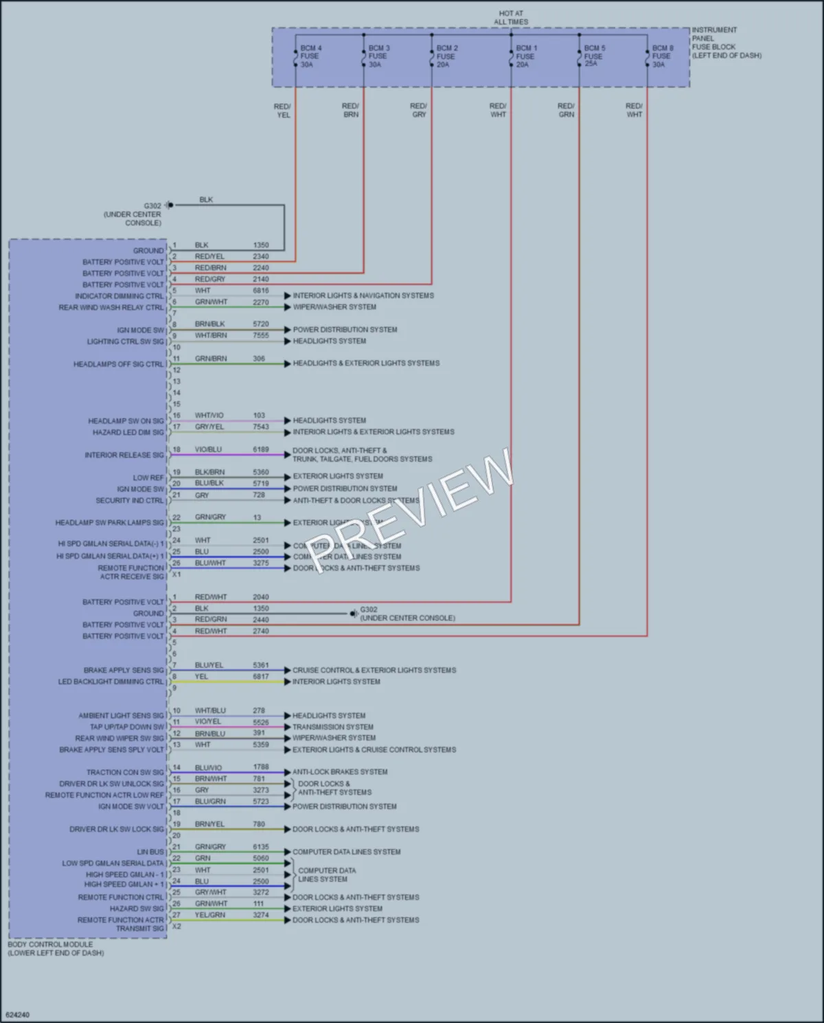 2019 Chevrolet Sonic Body Control Modules wiring diagram preview