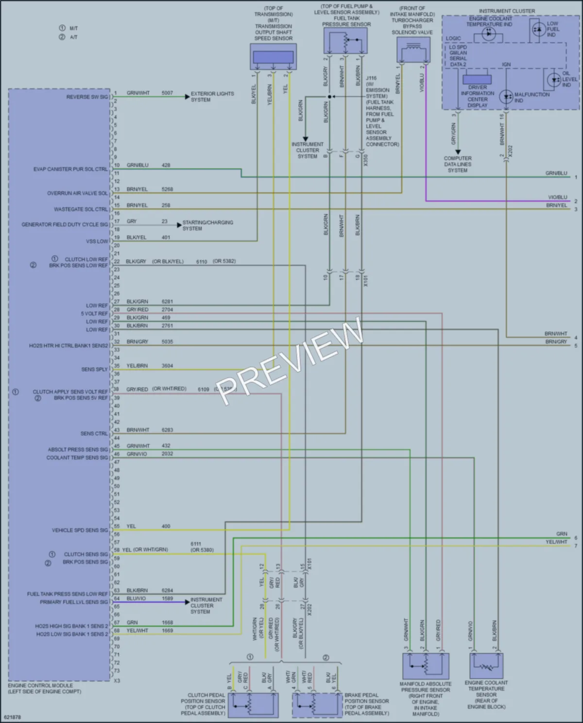 2019 Chevrolet Sonic Engine Performance wiring diagram preview