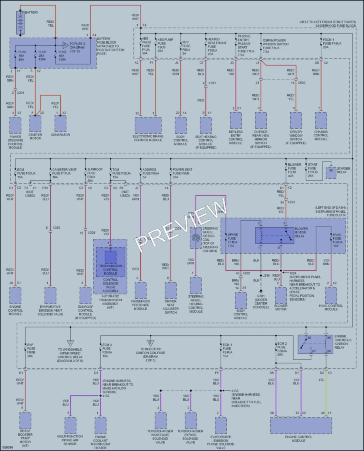 2019 Chevrolet Sonic Power Distribution wiring diagram preview