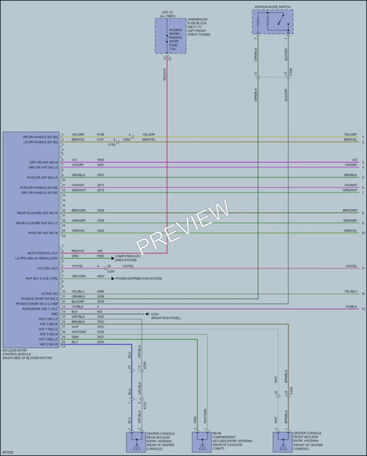 2019 Chevrolet Sonic Power Door Locks wiring diagram preview