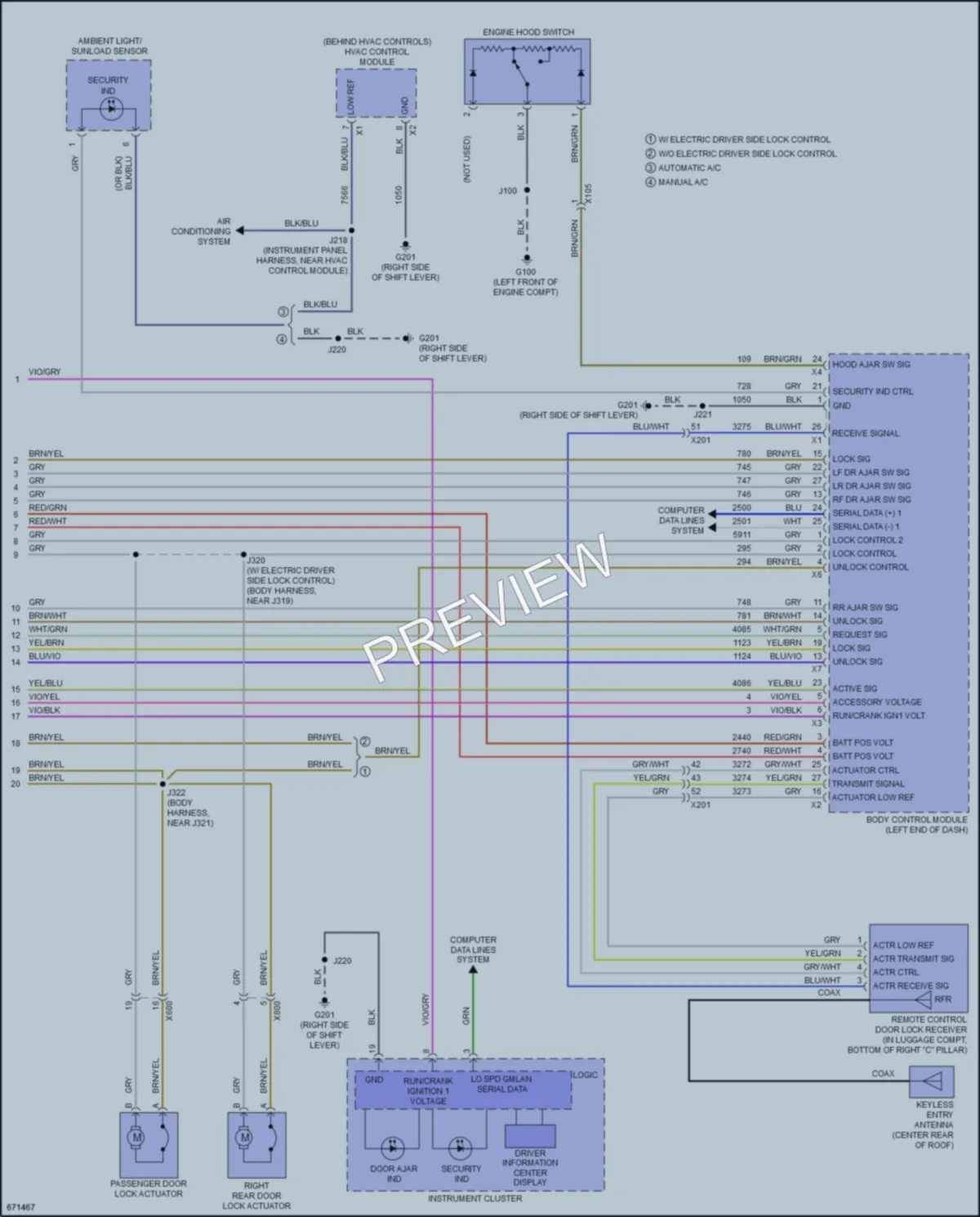 2019 Chevrolet Spark Anti Theft wiring diagram preview