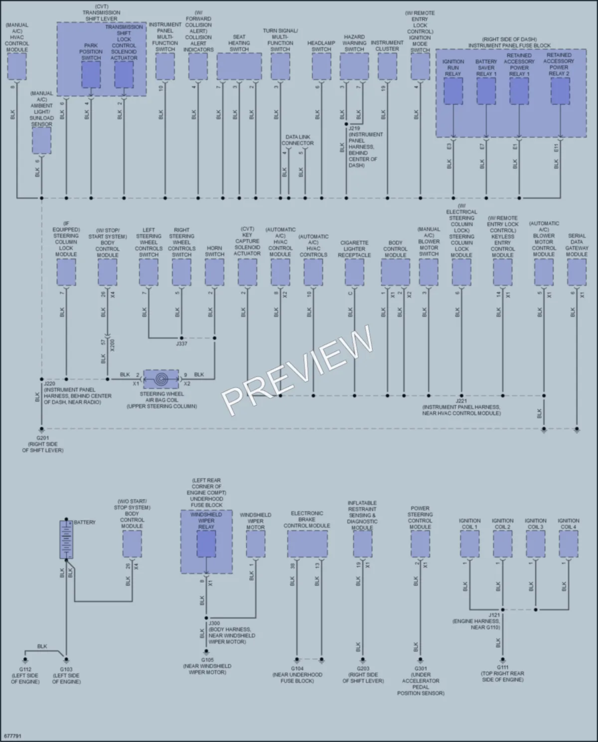 2019 Chevrolet Spark Ground Distribution wiring diagram preview