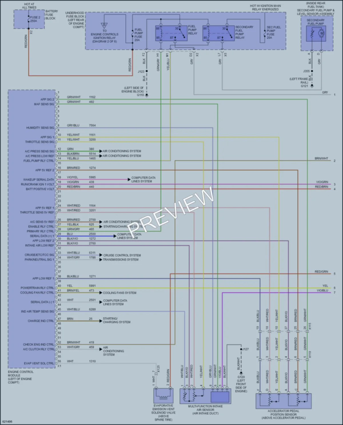 2019 Chevrolet SuburbanHD Engine Performance wiring diagram preview