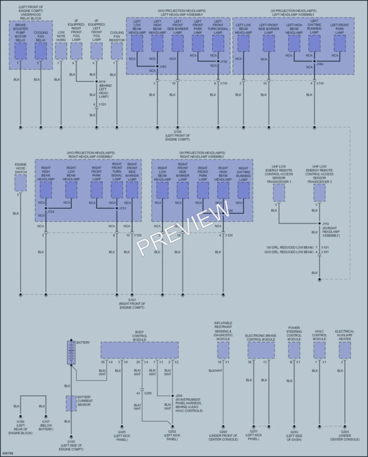 2019 Chevrolet Trax Ground Distribution wiring diagram preview