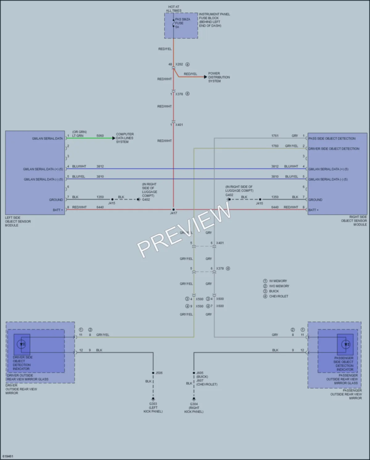 2019 Chevrolet Trax Navigation wiring diagram preview