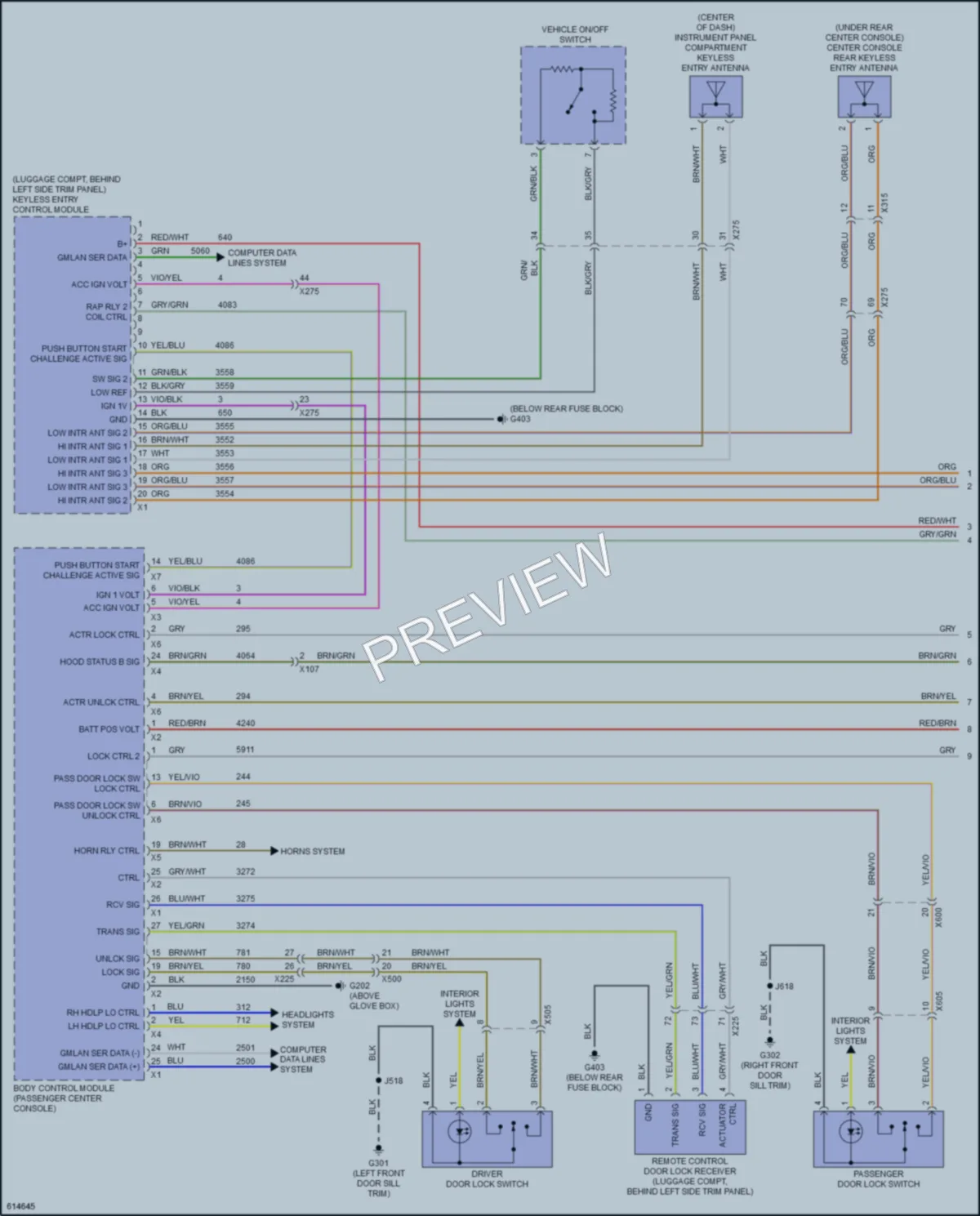 2019 Chevrolet Volt Anti Theft wiring diagram preview