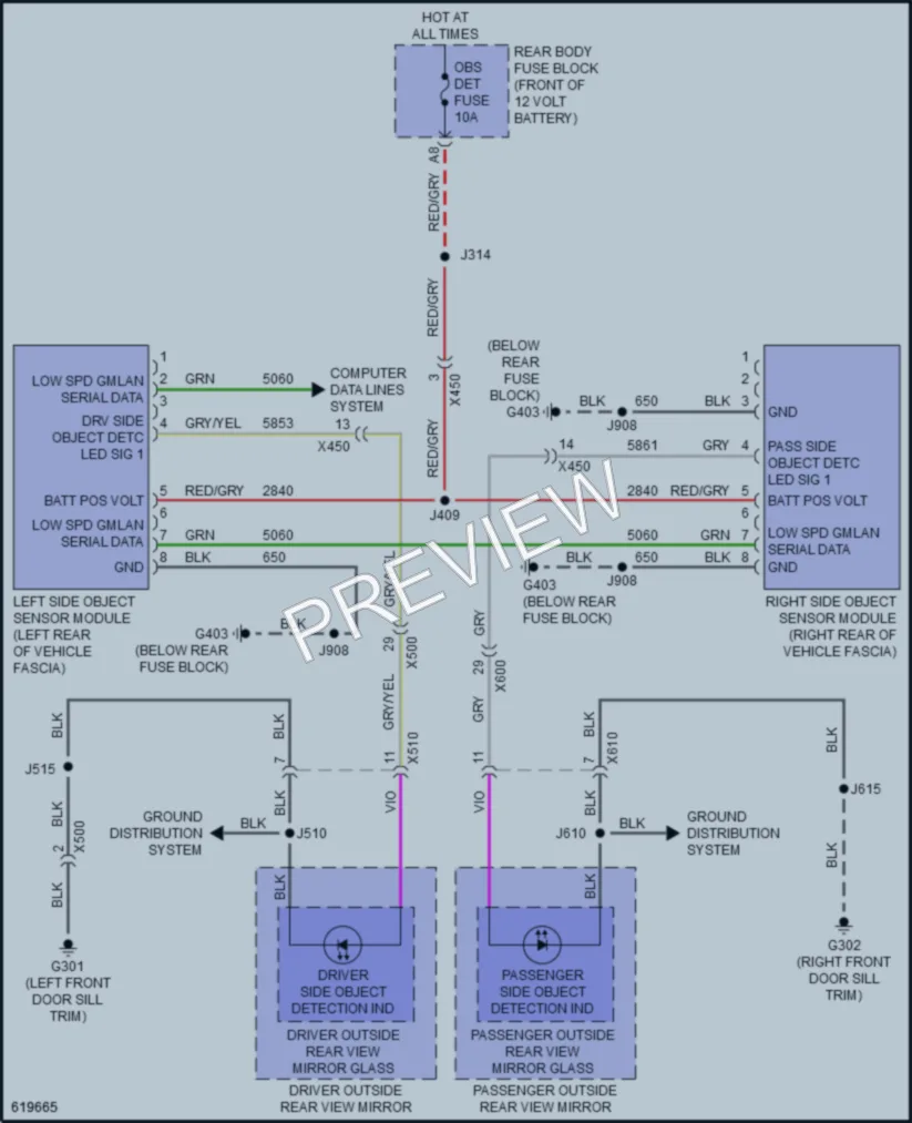 2019 Chevrolet Volt Navigation wiring diagram preview